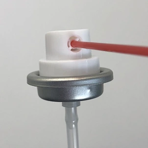 Silicone coating spray valve